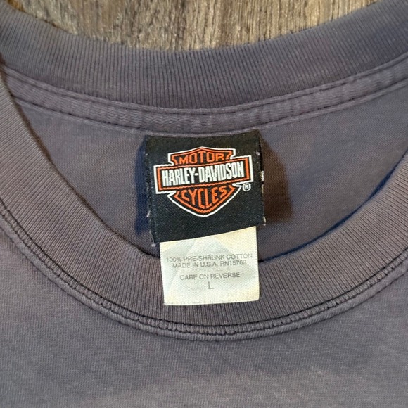 Mens Harley Davidson Motorcycle Graphic T-Shirt Muscle Tank Top Large - Picture 7 of 9